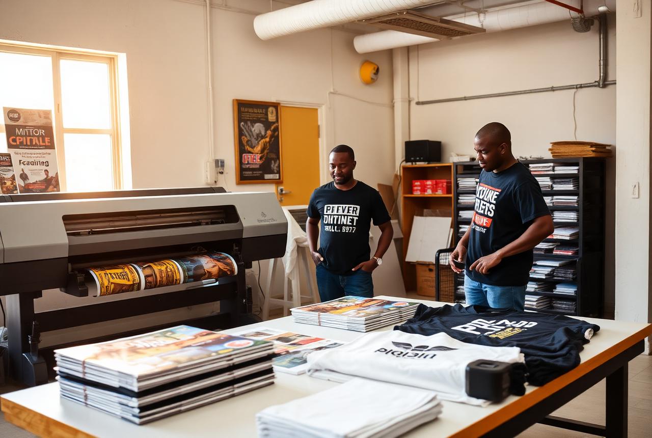 Atelier d'impression UNIK PRINT à Abidjan